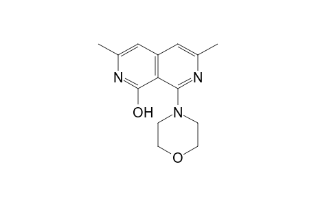 3,6-Dimethyl-8-morpholino-2,7-naphthyridin-1-ol