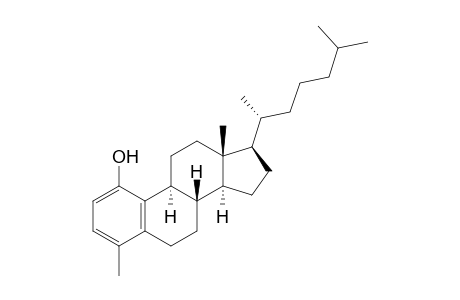 1-Hydroxy-4-methyl-19-norcholesta-1,3,5(10)-triene