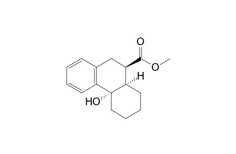 Methyl (4bSR,8aRS,9RS)-4b-hydroxy-4b,5,6,7,8,8a,9,10-octahydrophenanthrene-9-carboxylate