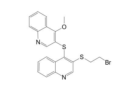 4-Methoxy-3'-(2''-bromoethylthio)-3,4'-diquilonyl sulfide