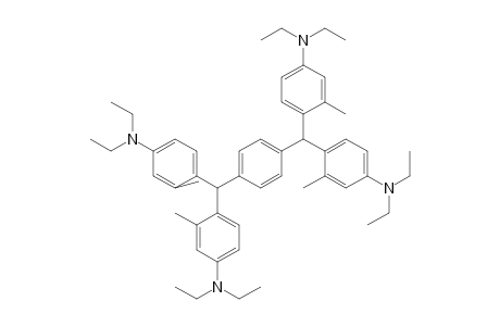 Benzenamine, 4,4',4'',4'''-(1,4-phenylenedimethylidyne)tetrakis[N,N-diethyl-3-methyl-