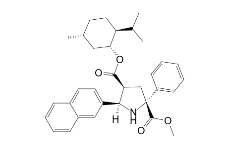 (1'R,2'S,5'R)-Menthyl r-2R-methoxycarbonyl-2-phenyl-c-5R-(2'-naphthyl)pyrrolidine-c-4S-carboxylate