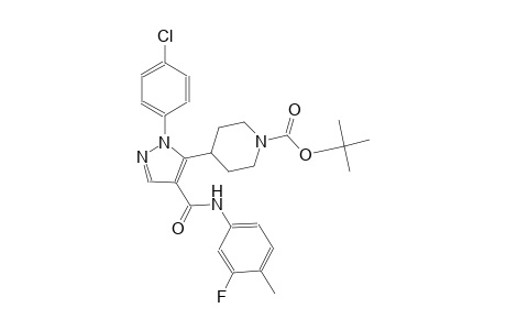 1-piperidinecarboxylic acid, 4-[1-(4-chlorophenyl)-4-[[(3-fluoro-4-methylphenyl)amino]carbonyl]-1H-pyrazol-5-yl]-, 1,1-dimethylethyl ester