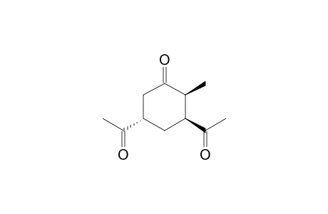 (2S,3S,5S)-3,5-Diacetyl-2-methylcyclohexanone