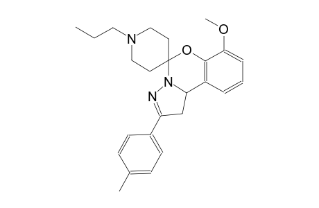 7-methoxy-1'-propyl-2-(p-tolyl)-1,10b-dihydrospiro[benzo[e]pyrazolo[1,5-c][1,3]oxazine-5,4'-piperidine]