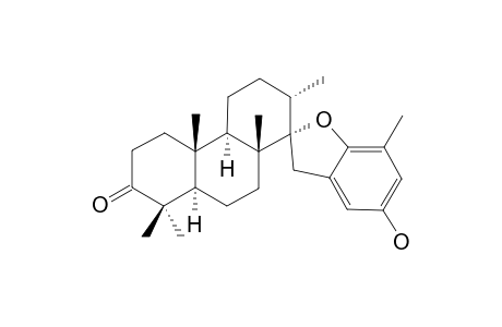 (5.alpha.,13.alpha.)-14,17-Epoxy-23-hydroxy-4,4,8-trimethyl-16,24-cyclo-13,17-secochola-16,20(22)-23-trien-3-one