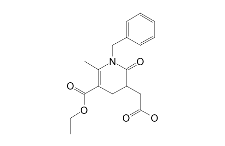 1-BENZYL-5-CARBOXYMETHYL-2-METHYL-6-OXO-1,4,5,6-TETRAHYDROPYRIDINE-3-CARBOXYLIC-ACID-ETHYLESTER