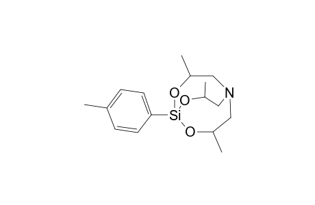 1-p-tolyl-3,7,10-trimethyl-2,8,9-trioxa-5-aza-1-silabicyclo[3.3.3]undecane