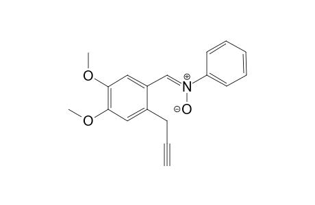 N-{[4',5'-Dimethoxy-2'-(prop-2''-ynyl)phenyl]methylene}aniline - N-Oxide