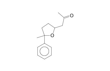 1-(5-Methyl-5-phenyltetrahydro-2-furanyl)acetone