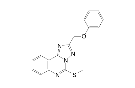 5-(Methylthio)-2-(phenoxymethyl)-1,2,4-triazolo[1,5-c]quinazoline