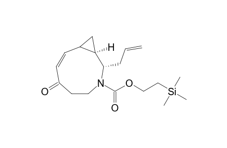 (1R*,2S*,7Z,7bR*)-(+-)-6-Oxo-2-(2-propenyl)-3-azabicyclo[7.1.0]dec-7-ene-3-carboxylic acid 2-(trimethylsilyl)ethyl ester