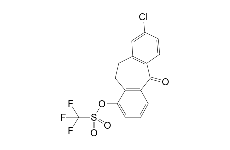 Trifluoromethanesulfonic acid-8-chloro-5-oxo-10,11-dihydro-5H-dibenzo[a,d]cycloheptene-1-yl ester