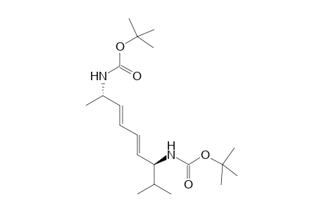 (1S,2E,4E,6S)-1-Methyl-6-(1'-methylethyl)-N,N-di(t-butoxycarbonyl)-2,4-hexadien-1,6-diamine