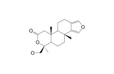 (3bR,6S,9aR)-3b,6,9a-trimethyl-6-methylol-5,5a,9,9b,10,11-hexahydro-4H-isochromeno[5,6-g]isobenzofuran-8-one