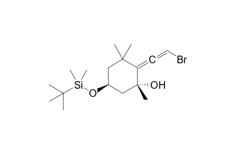 (-)-(1R,3S.6aS)-6-(2-Bromovinylidene)-3-(tert-butyldimethylsilyloxy)-1,5,5-trimethylcyclohexan-1-ol