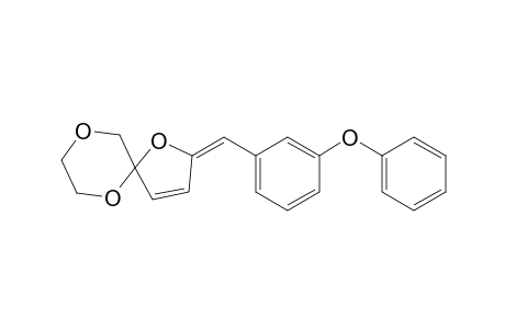 2-(3-Phenoxy-benzylidene)-1,6,9-trioxa-spiro[4,5]dec-3-ene