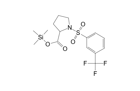 1-[3-(Trifluoromethyl)benzenesulfonyl]pyrrolidine-2-carboxylic acid, trimethylsilyl ester