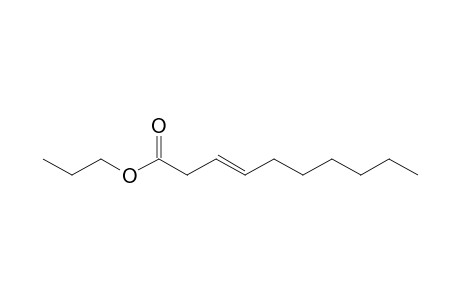 Propyl (E)-3-decenoate