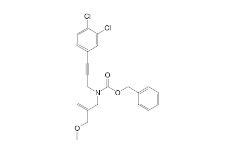 Benzyl-3-(3,4-dichlorophenyl)prop-2-ynyl(2-(methoxymethyl)allyl)carbamate