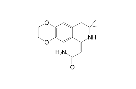 Acetamide, 2-[2,3,8,9-tetrahydro-8,8-dimethyl[1,4]dioxino[2,3-g]isoquinolin-6(7H)-yliden]-