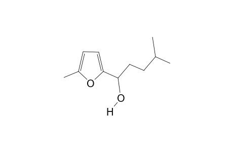 4-methyl-1-(5-methylfuran-2-yl)pentan-1-ol