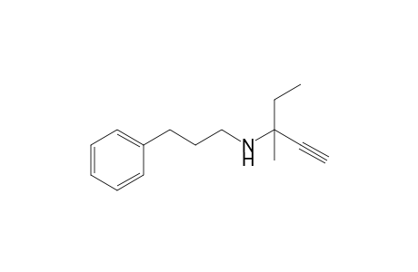 (1-ethyl-1-methyl-prop-2-ynyl)-(3-phenylpropyl)amine