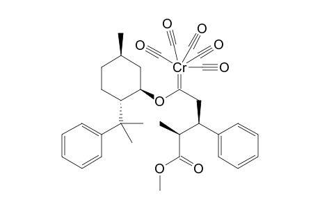 [[(1R,3R,4S)-8-Phenylmenthyloxy][(2R,3S)-3-methoxycarbonyl-2-phenylbutyl]methylene]pentacarbonylchromium