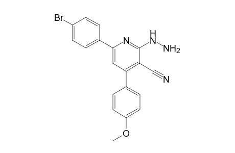 6-(4-Bromophenyl)-2-hydrazinyl-4-(4-methoxyphenyl)nicotinonitrile