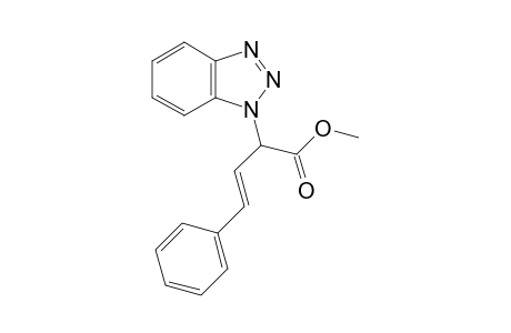 methyl (E)-2-(benzotriazol-1-yl)-4-phenyl-but-3-enoate