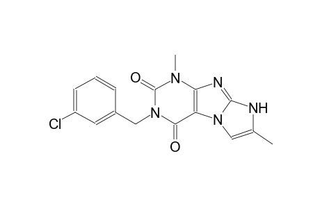 1H-imidazo[2,1-f]purine-2,4(3H,8H)-dione, 3-[(3-chlorophenyl)methyl]-1,7-dimethyl-