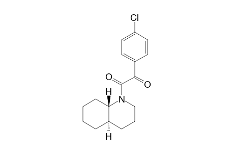 1-(4-Chlorophenyl)-2-(trans-octahydroquinolin-1(2H)-yl)ethane-1,2-dione