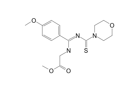 4-Morpholinecarbothioamide,N-[A-(2-methoxy-2-oxo-ethylamino)-4-methoxybenzylidene]-