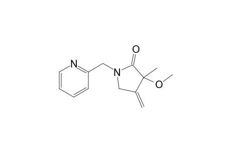 3-Methoxy-3-methyl-4-methylene-1-[(2-pyridyl)methyl]-pyrrolidin-2-one