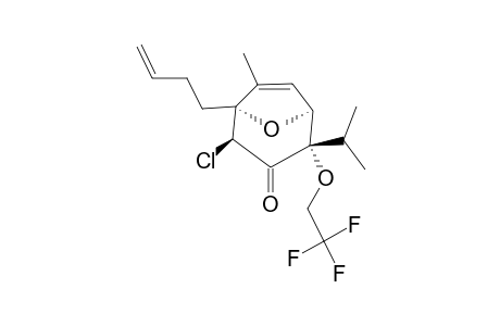 1-(BUT-3-ENYL)-2-CHLORO-4-ENDO-ISOPROPYL-7-METHYL-4-EXO-(2,2,2-TRIFLUOROETHOXY)-8-OXABICYCLO-[3.2.1]-OCT-6-EN-3-ONE