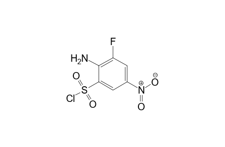 Benzenesulfonyl chloride, 2-amino-3-fluoro-5-nitro-