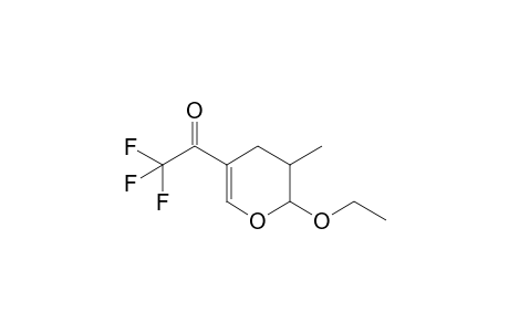 2-Ethoxy-3-methyl-5-trifluoroacetyl-3,4-dihydro-2H-pyran