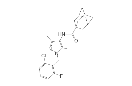 N-[1-(2-chloro-6-fluorobenzyl)-3,5-dimethyl-1H-pyrazol-4-yl]-1-adamantanecarboxamide