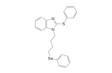 1-[4-(Phenylselanyl)butyl]-2-(phenylsulfanyl)-1H-benzimidazole