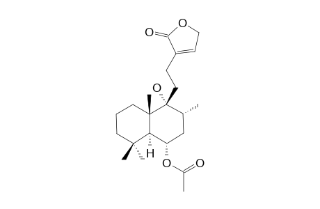 (rel 5S,6S,8R,9R,10S)-6-Acetoxy-9-hydroxy-13(14)-labden-16,15-olide