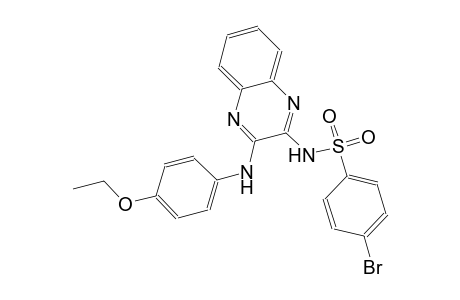 benzenesulfonamide, 4-bromo-N-[3-[(4-ethoxyphenyl)amino]-2-quinoxalinyl]-