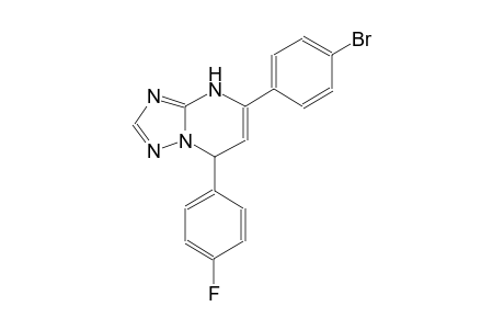 [1,2,4]triazolo[1,5-a]pyrimidine, 5-(4-bromophenyl)-7-(4-fluorophenyl)-4,7-dihydro-