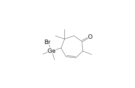 5-(Bromodimethylgermyl)-2,6,6-trimethyl-3-cyclohepten-1-one