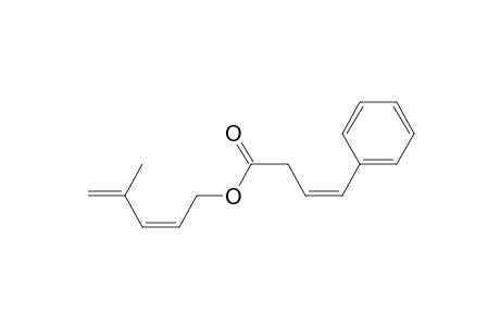 (2Z)-4-methyl-2,4-pentadienyl 4-phenyl-3-butenoate