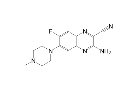 2-Quinoxalinecarbonitrile, 3-amino-7-fluoro-6-(4-methyl-1-piperazinyl)-