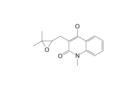 N-METHYL-4-HYDROXY-3-(2',3'-EPOXYISOBUTYL)-2-QUINOLONE