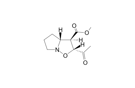 Methyl (2RS,3RS,3aRS)-2-Acetylhexahydropyrrolo[1,2-b]isoxazole-3-carboxylate