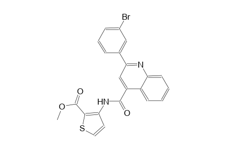 methyl 3-({[2-(3-bromophenyl)-4-quinolinyl]carbonyl}amino)-2-thiophenecarboxylate