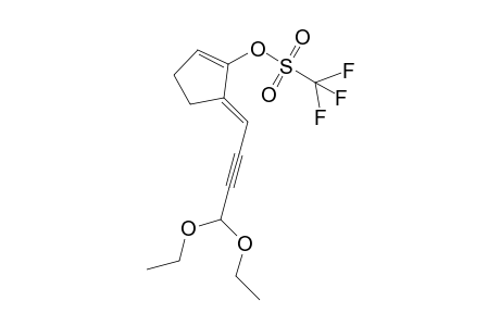 (Z)-5-(4,4-Diethoxy-2-butylidene)-1-cyclopenten-1-yl Trifluoromethanesulfonate