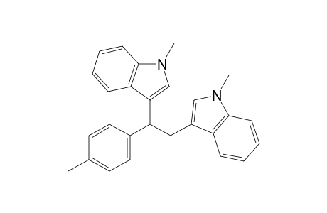 3,3'-(1-(p-tolyl)ethane-1,2-diyl)bis(1-methyl-1H-indole)